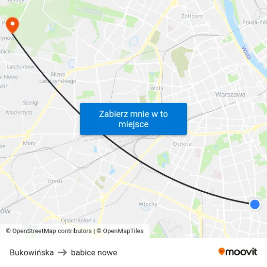 Bukowińska to babice nowe map
