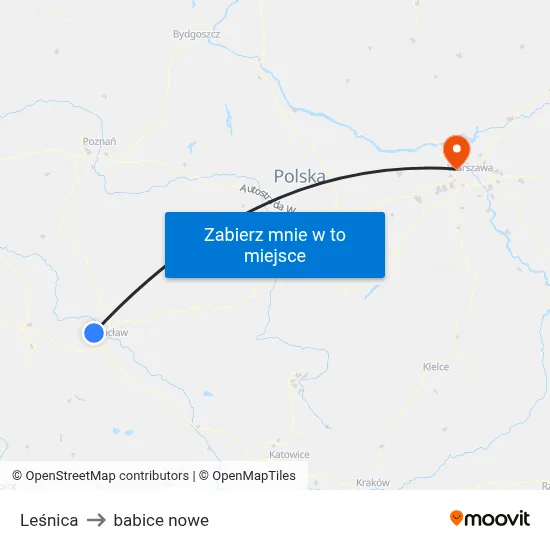 Leśnica to babice nowe map