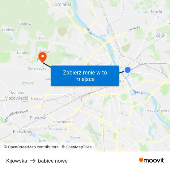 Kijowska to babice nowe map