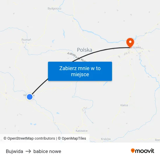 Bujwida to babice nowe map