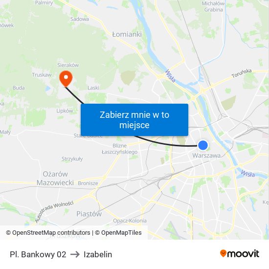 Pl. Bankowy 02 to Izabelin map