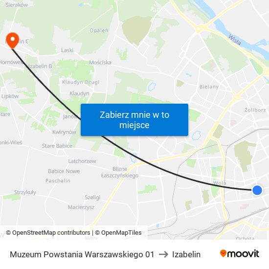 Muzeum Powstania Warszawskiego 01 to Izabelin map