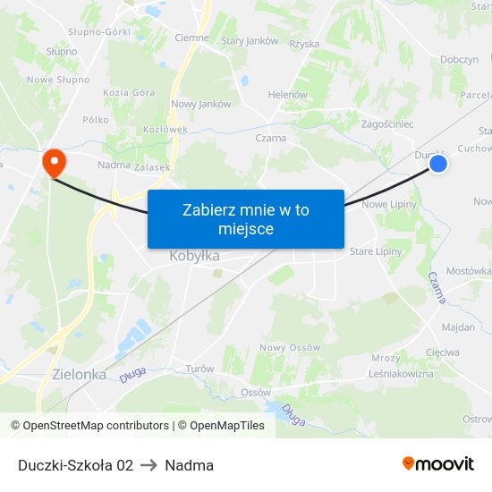 Duczki-Szkoła 02 to Nadma map