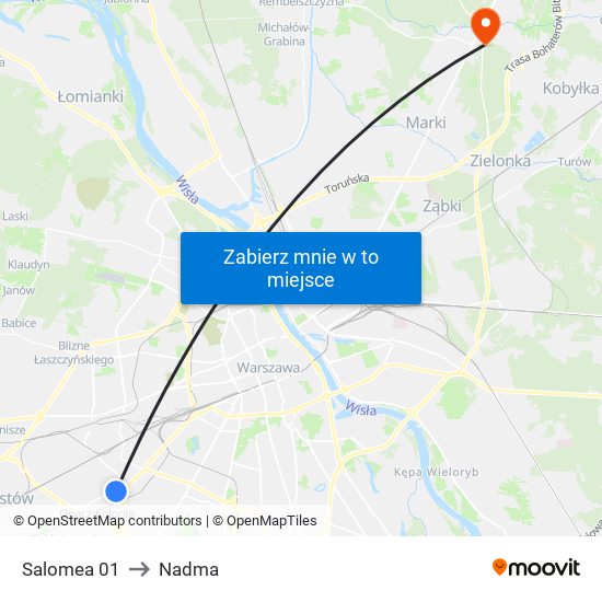 Salomea 01 to Nadma map