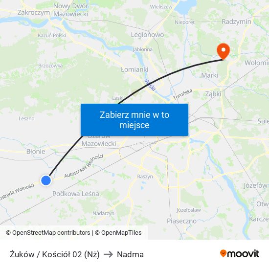 Żuków / Kościół 02 (Nż) to Nadma map