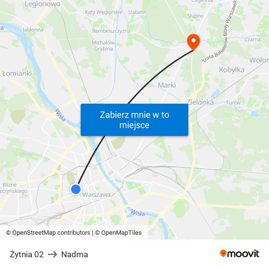 Żytnia 02 to Nadma map