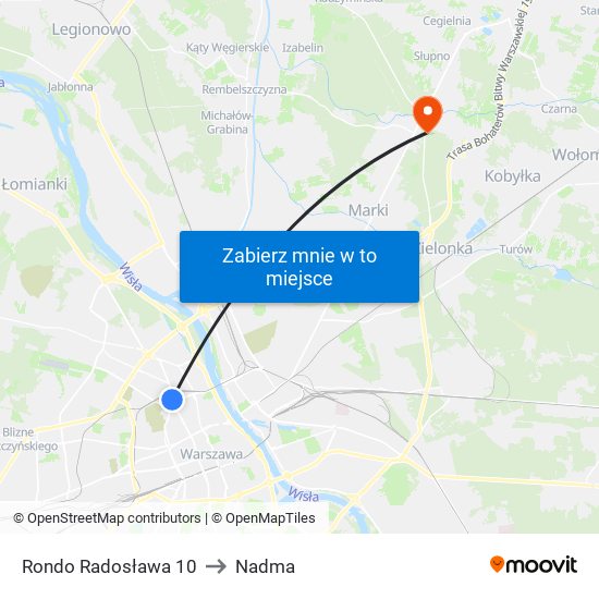 Rondo Radosława 10 to Nadma map