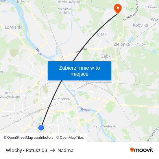 Włochy - Ratusz 03 to Nadma map