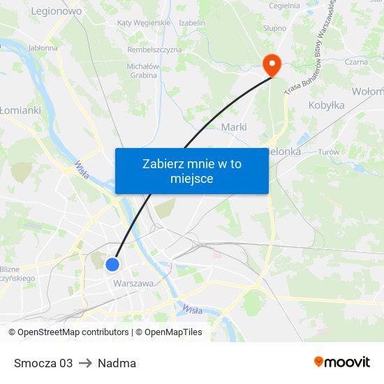 Smocza 03 to Nadma map