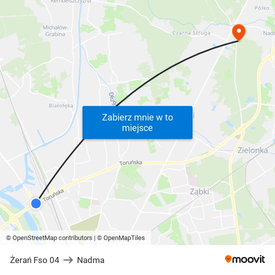 Żerań Fso 04 to Nadma map