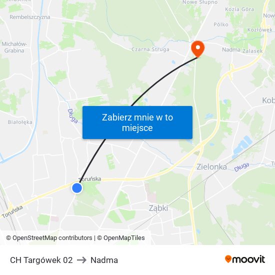 CH Targówek 02 to Nadma map