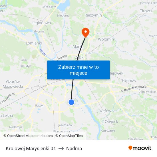 Królowej Marysieńki 01 to Nadma map