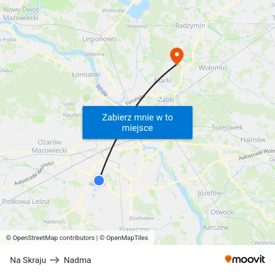 Na Skraju to Nadma map