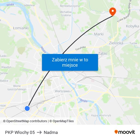 PKP Włochy 05 to Nadma map