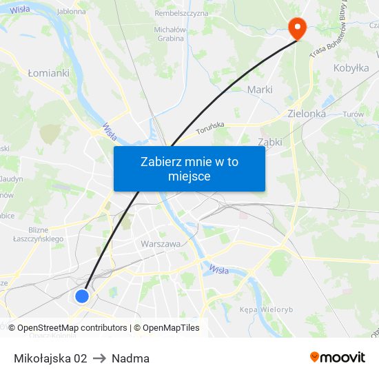 Mikołajska 02 to Nadma map