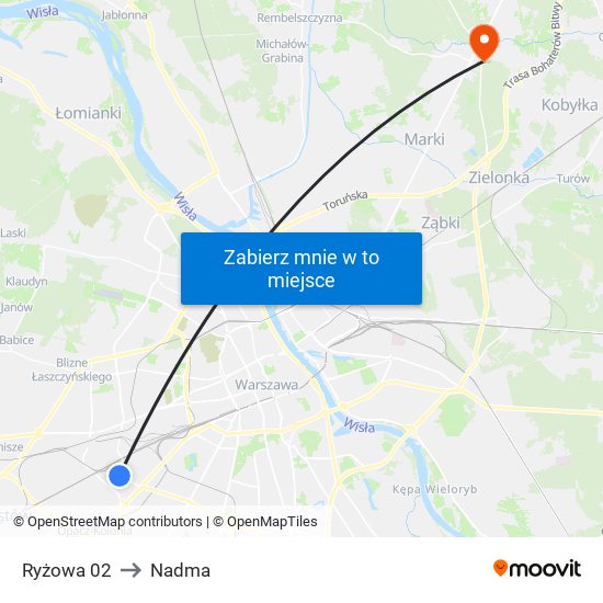 Ryżowa 02 to Nadma map