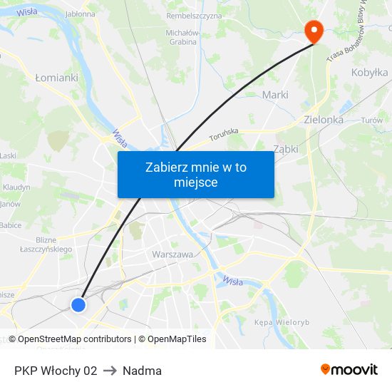 PKP Włochy 02 to Nadma map