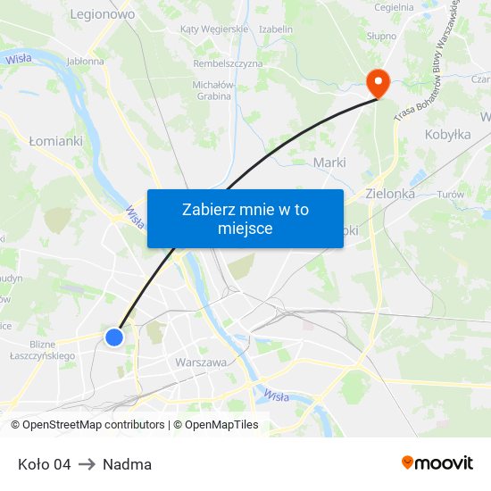 Koło 04 to Nadma map