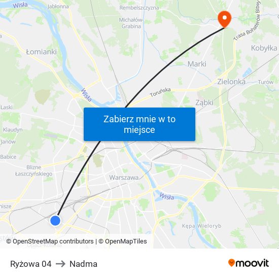 Ryżowa 04 to Nadma map