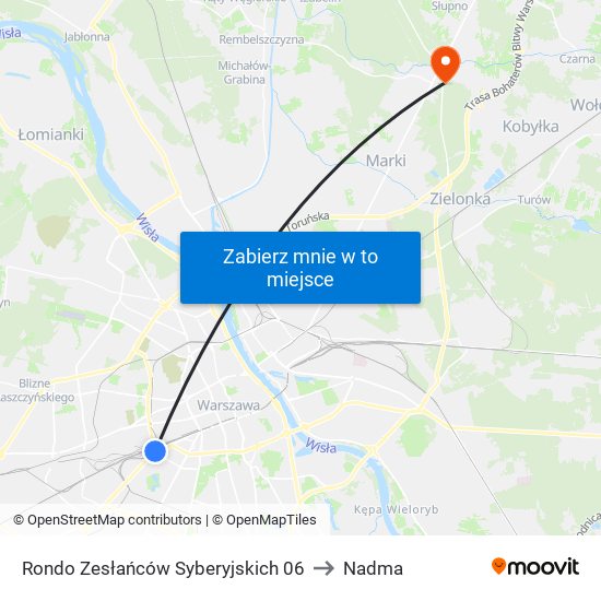 Rondo Zesłańców Syberyjskich 06 to Nadma map