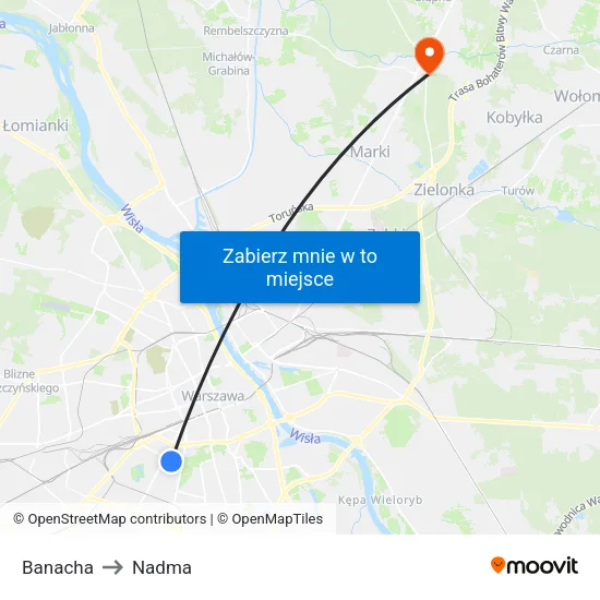 Banacha to Nadma map