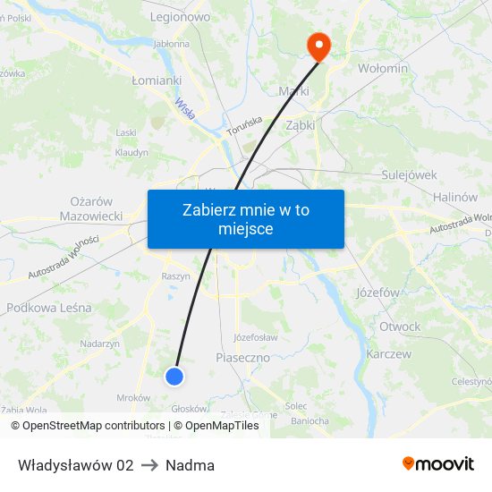 Władysławów 02 to Nadma map