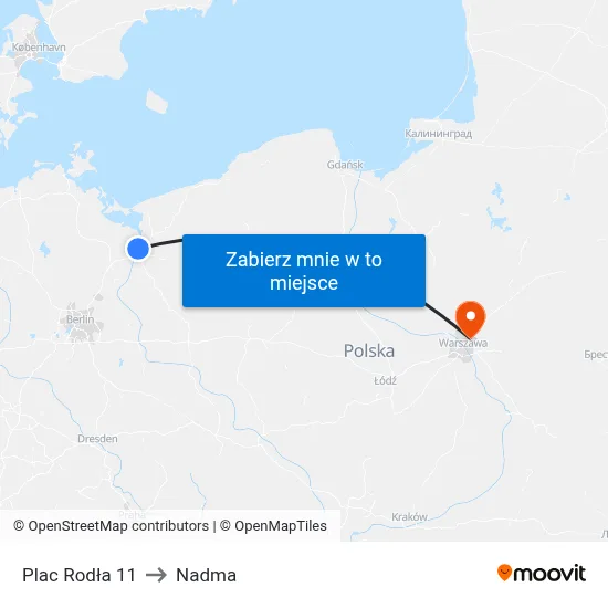 Plac Rodła 11 to Nadma map