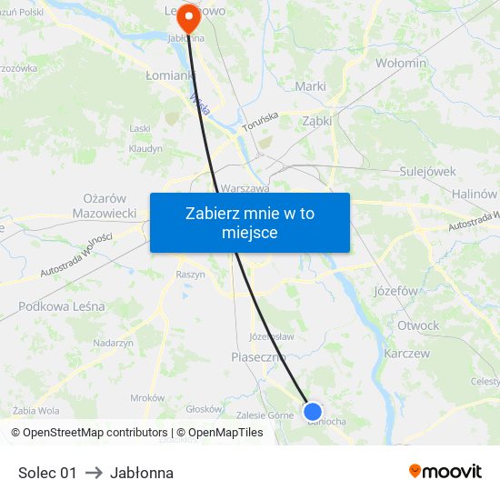 Solec 01 to Jabłonna map