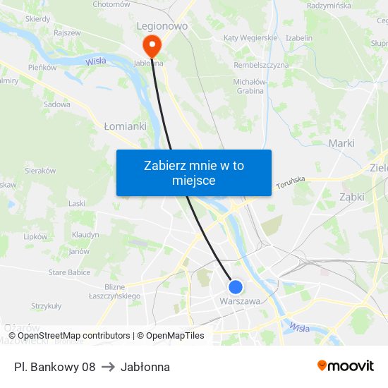 Pl. Bankowy 08 to Jabłonna map