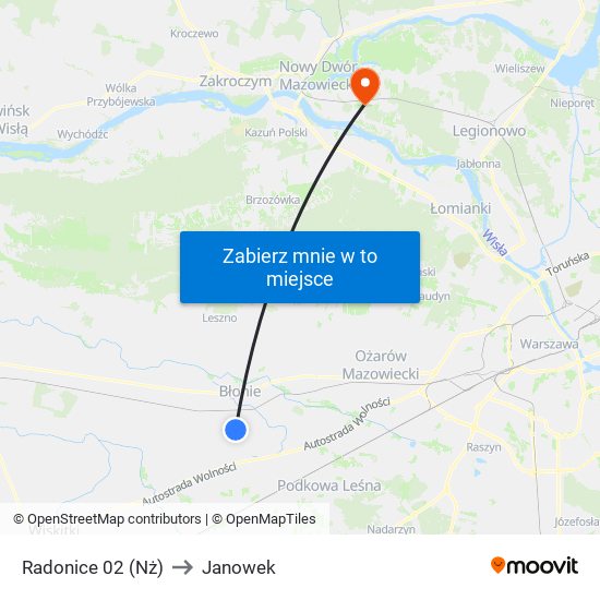 Radonice 02 (Nż) to Janowek map