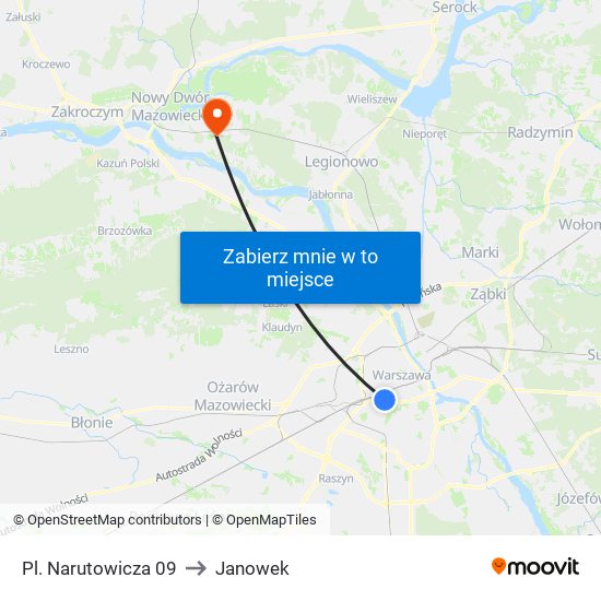 Pl. Narutowicza 09 to Janowek map