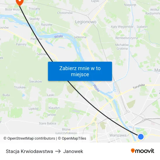 Stacja Krwiodawstwa to Janowek map