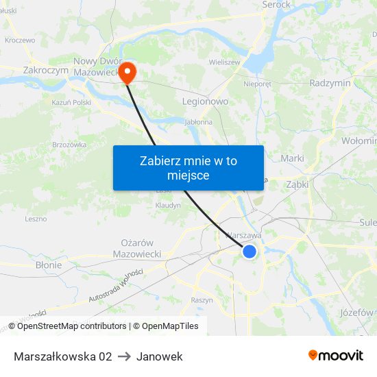 Marszałkowska 02 to Janowek map