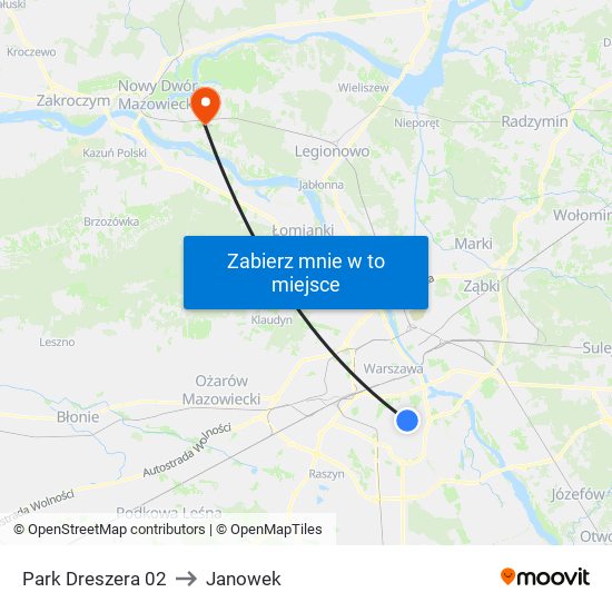 Park Dreszera 02 to Janowek map