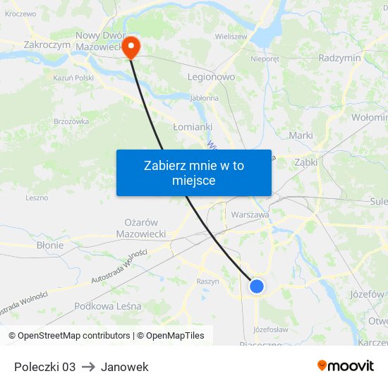 Poleczki 03 to Janowek map