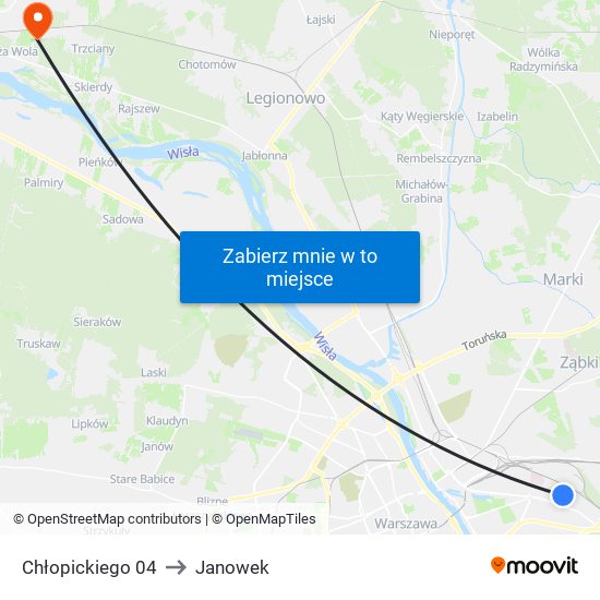 Chłopickiego 04 to Janowek map