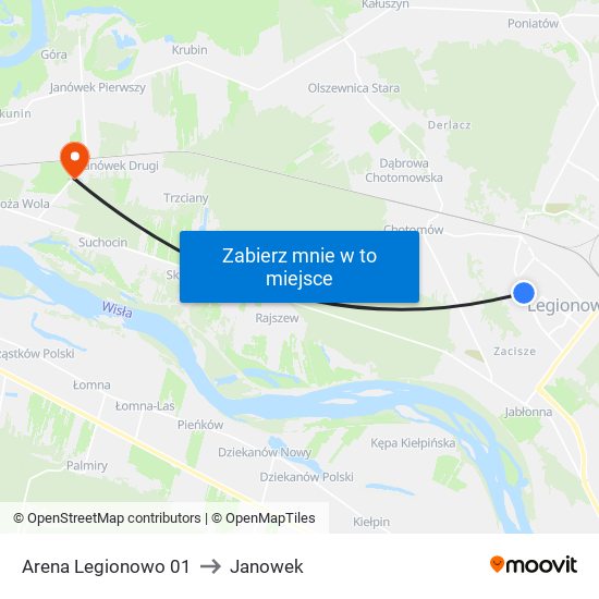 Arena Legionowo 01 to Janowek map