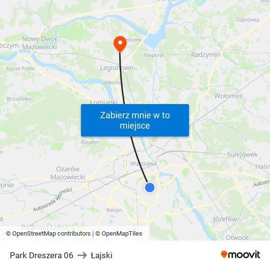 Park Dreszera 06 to Łajski map