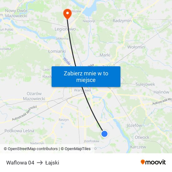 Waflowa 04 to Łajski map