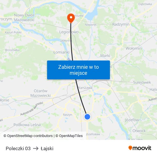 Poleczki 03 to Łajski map