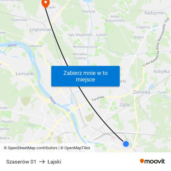 Szaserów 01 to Łajski map