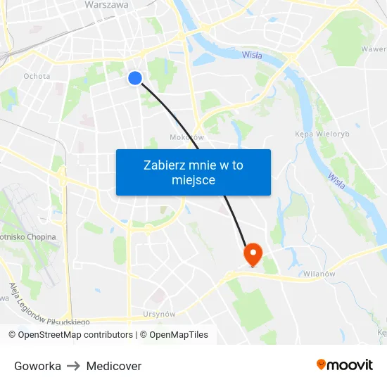 Goworka to Medicover map