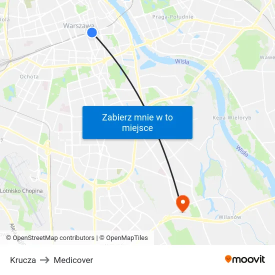 Krucza to Medicover map