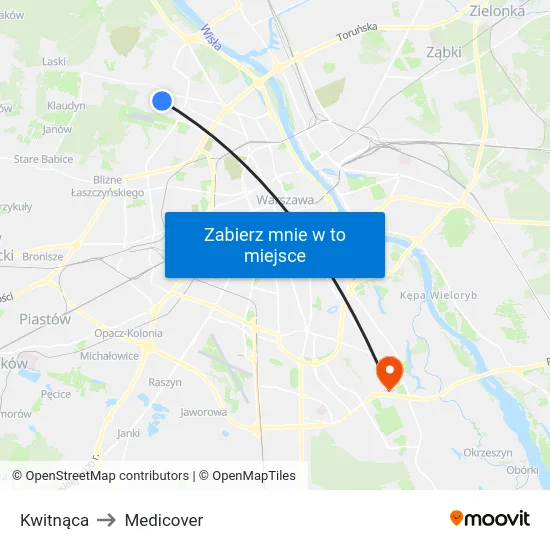 Kwitnąca to Medicover map