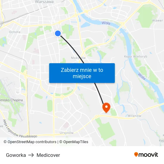 Goworka to Medicover map