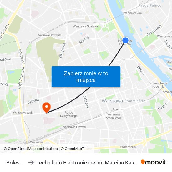 Boleść 02 to Technikum Elektroniczne im. Marcina Kasprzaka nr 36 map