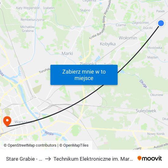 Stare Grabie-Szkoła to Technikum Elektroniczne im. Marcina Kasprzaka nr 36 map