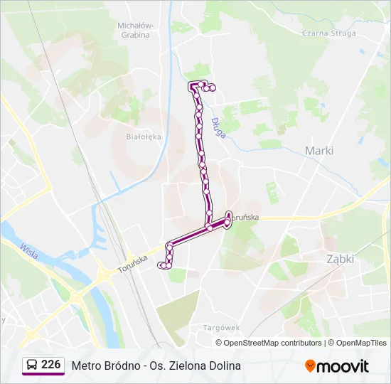 226 Bus Line Map