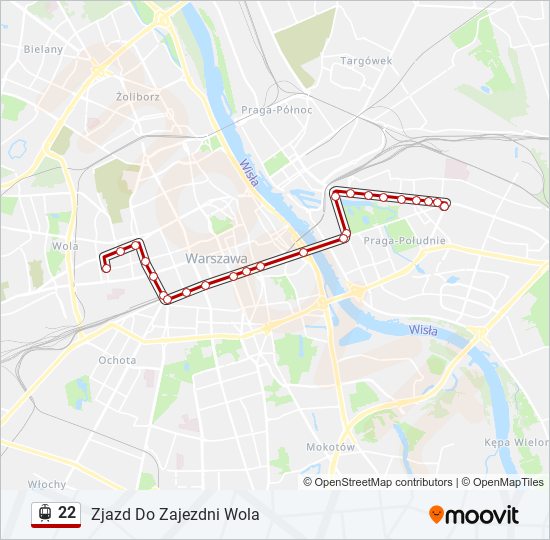 22 light rail Line Map