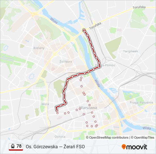 78 light rail Line Map